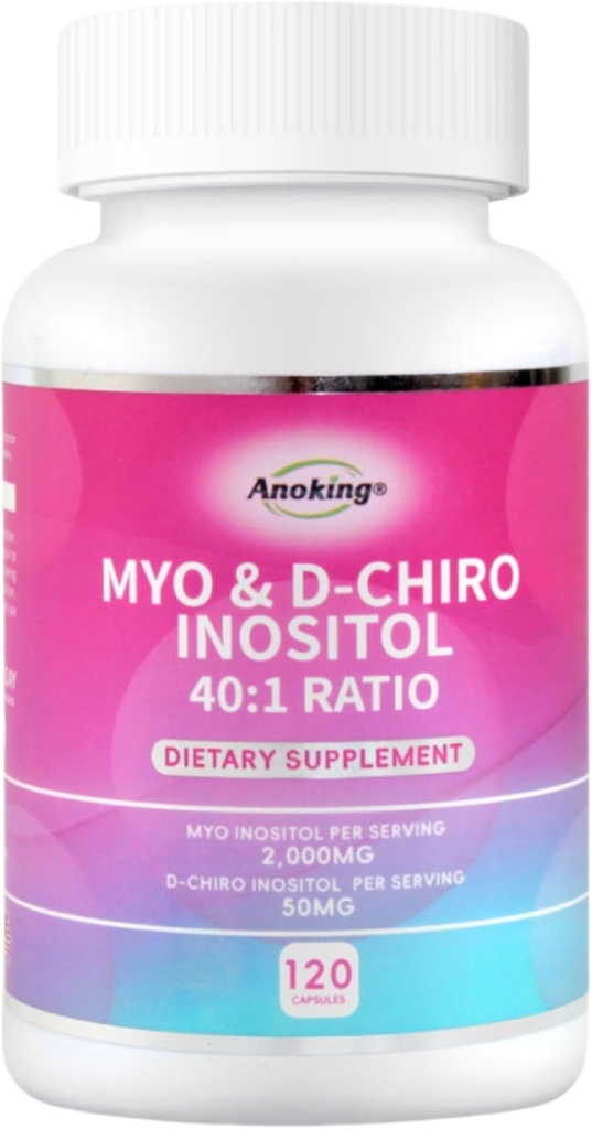 Myo-Inositol & D-Chiro Inositol 여성 호르몬 균형에 대 한 보충 | 이상 40:1 비율 Ovarian 건강 지원 | Preconception에 적합