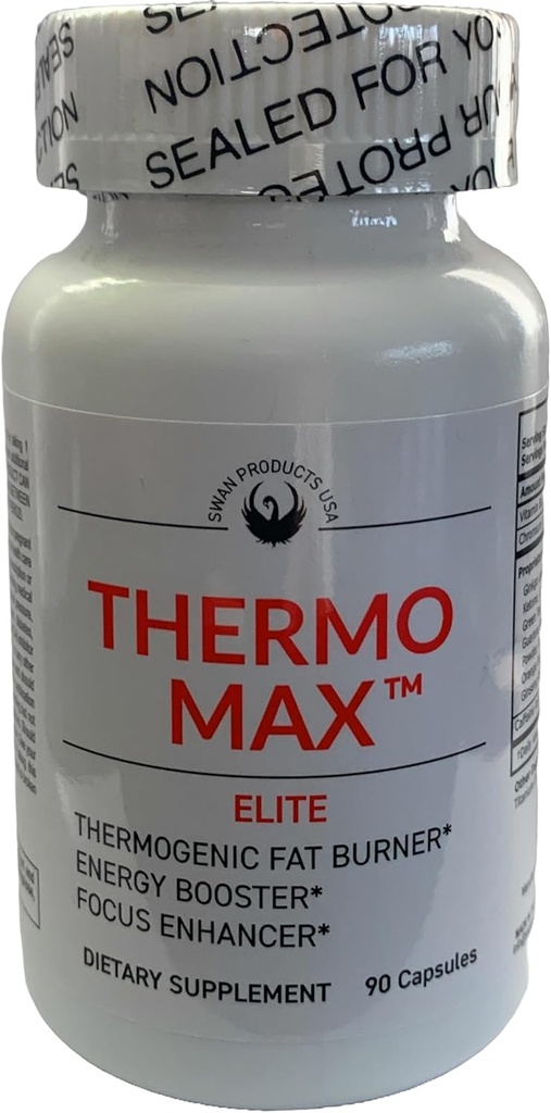 Thermo Max Elite - Thermogenic 지방 버너, 극한 에너지 부스터, 체중 감소, 90 다이어트 알약