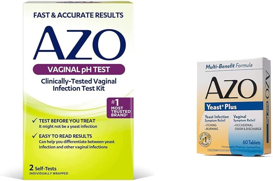AZO 질 PH 시험 장비와 효모 감염 기복 정제, 60 효모 감염 & 질 증상 기복 정제를 가진 임상 시험 감염 시험 장비
