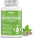 Blood Sugar - Bitter Melon, Ashwagandha, Cinnamon, Chromium, Magnesium, Vitamins, Alpha Lipoic Acid, Cayenne Pepper & More | 60 캡슐 | 1 개월 공급