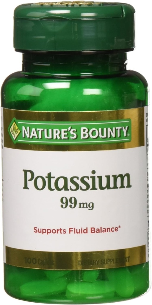 자연의 Bounty 칼륨 Gluconate 300 모자 (3 X 100 카운트 병)