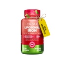 ORZAX 철 보충교재 25 mg - Liposomal 기술 - 높은 생체 이용성 90 식물성 캡슐, 도움 새로운 혈액 세포 생산, 비 변비, 비 GMO & 글루텐, 여성을 위한, 남자, 성인
