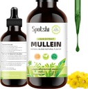 Mullein Drops for Lungs - 호흡 시스템, 자연 수면 보조 및 면역 지원, Tincture Drops Non-GMO, 채식 1 개월 공급