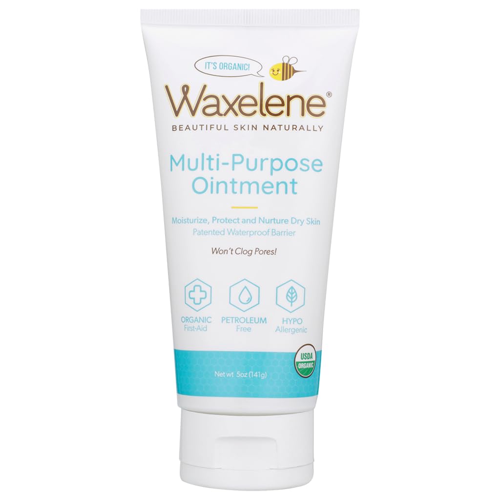 Waxelene 다목적 연고 큰 관, 유기 Aerated Balm 석유 젤리 대안 Soothing Botanical Eczema 건조한 피부 얼굴 Moisturizer