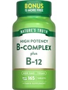 Nature's Truth Vitamin B Complex | 165 태블릿 | 플러스 B12 | Vegan & Non-GMO 보충교재
