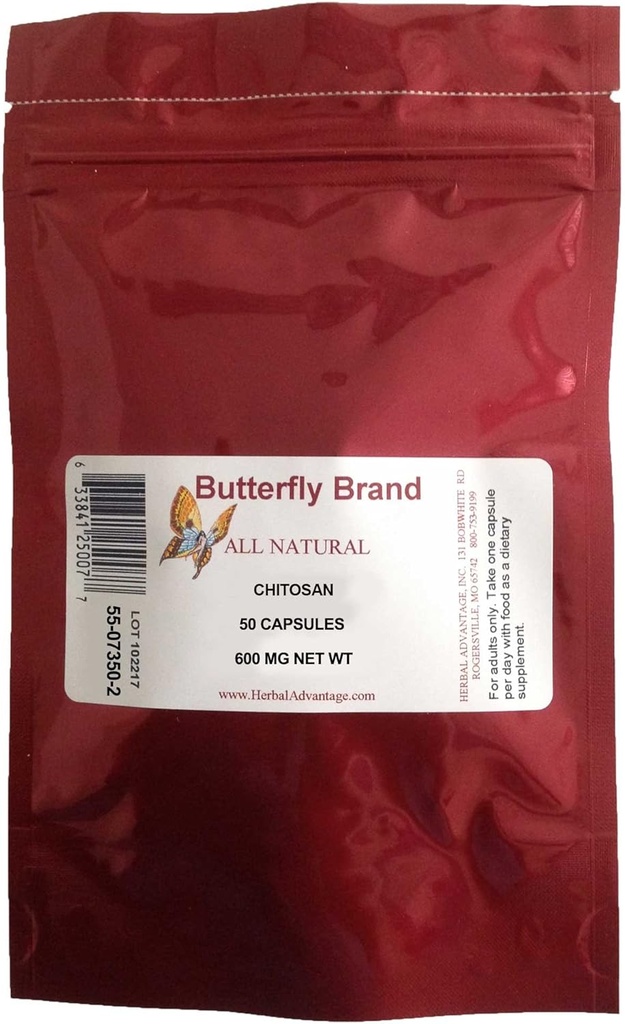 Chitosan 캡슐 50의 600mg 부대