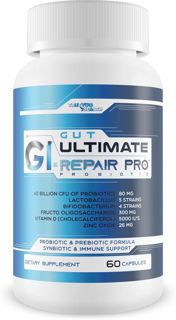 Gut & GI Ultimate Repair Probiotic - Full Probiotic GI, Gut, & Vag Support - Probiotic Vag Health - Gut Health 및 Vag Health를위한 여성 프로바이오틱스 - Vag Probiotics