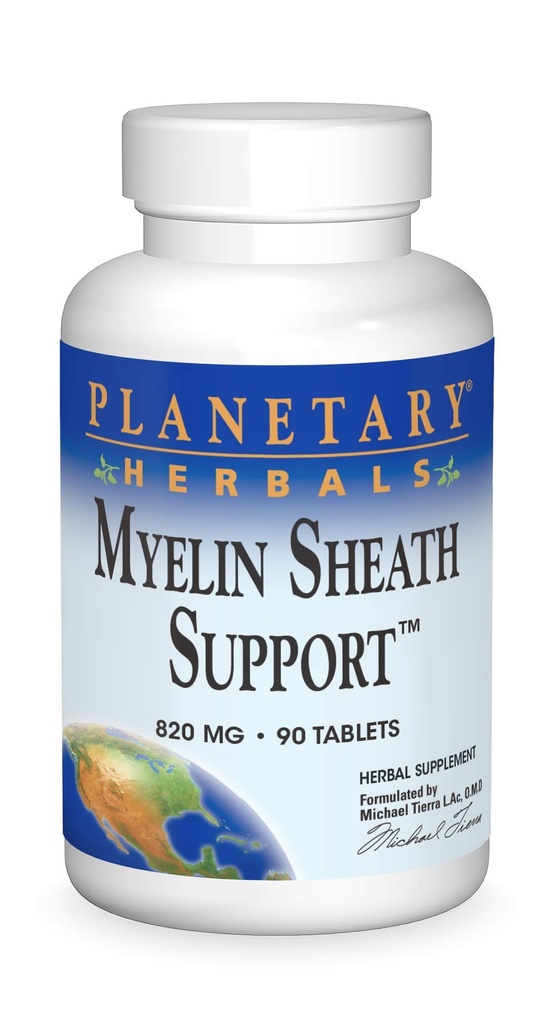 행성 초본 Myelin Sheath 지원 정제, 90 조사