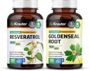 BIO KRAUTER Resveratrol 100 캡슐 & 골든 100 캡슐