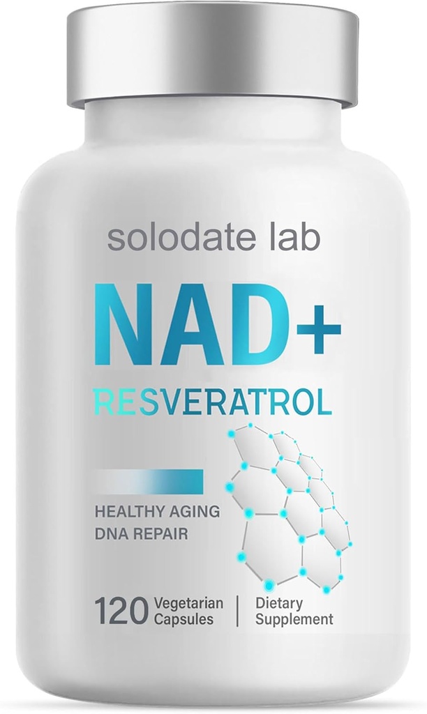 응시자 실험실 NAD+ 보충교재 1000mg, 진실한 NAD+ & Resveratrol, 120의 모자