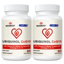 Ubiquinol CoQ10-600mg-Softgel, 비타민 E & Omega 3, 6, 9, 높은 흡수 이산화탄소 Q10, 에너지 생산을 위한 강력한 산화 방지제, 120 조사를 가진 활동적인 Coq10 Ubiquinol 보충교재