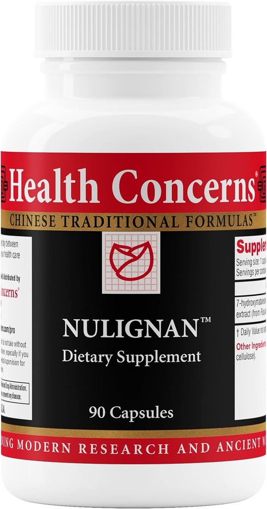 건강 Concerns NuLignan - Menopause Relief & Hormonal Balance Supplement - 심혈관 및 에스트로겐 지원 - 남성 및 여성을위한 중국 초본 보충 - 뼈 및 심장 건강 - 90 캡슐