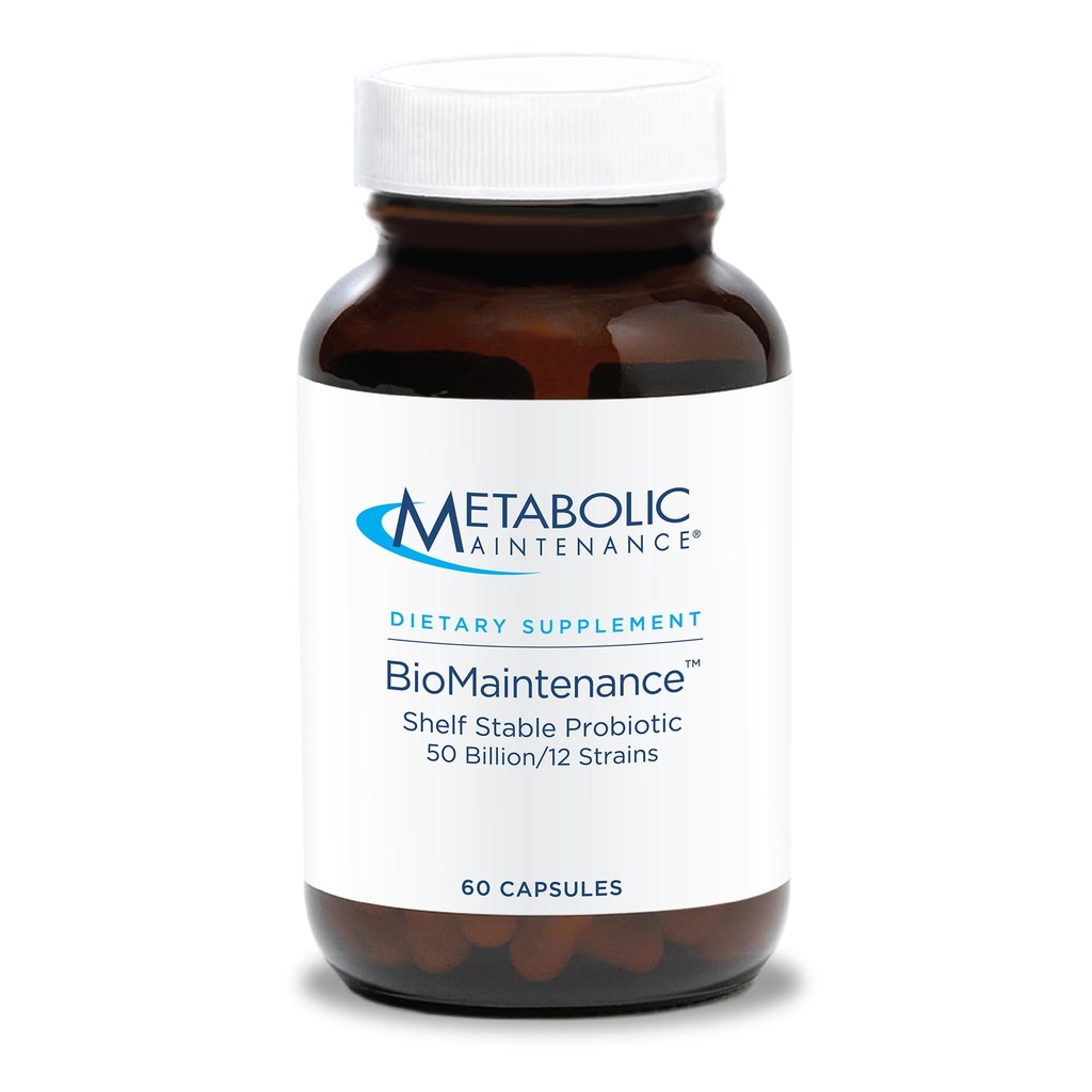 대사 유지 보수 생분해 선반 안정 Probiotic - 50 억 CFU + 12 스트레인 Probiotic Gut 건강 보충 - Lactobacillus Acidophilus + Lactobacillus Gasseri (60 캡슐) 포함
