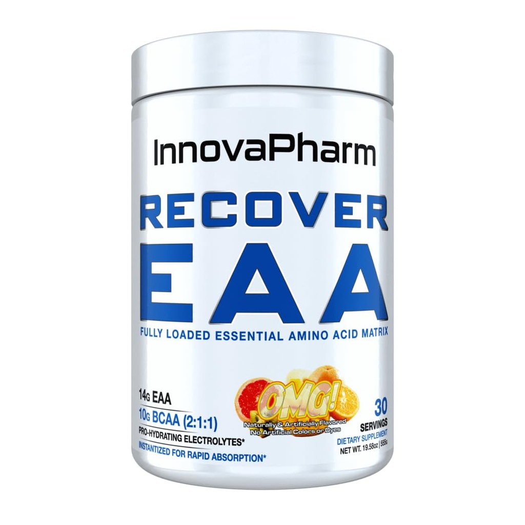 InnovaPharm Recover EAA 분말 - 캔디 애플 랜처 -19.5 온스