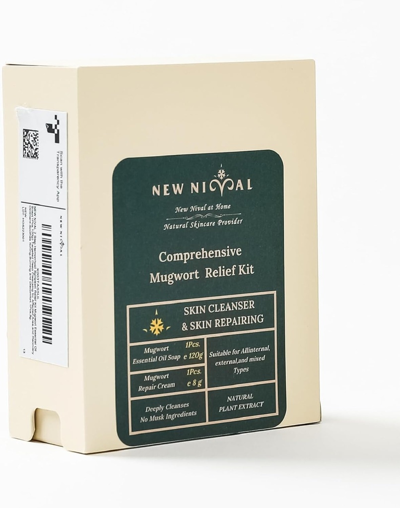 2 단계 Hemorrhoid 증상 완화 키트.Mugwort 정유 비누 (1Pcs, 120g) - 감염된 지역에 대 한 딥 클렌징 및 복구 연고, 번개 및 불편.1Pcs, 8g.