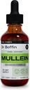 Mullein 잎 액체 추출물 2 FL OZ - 추가 Strenght | 고급 공식 - 자연 보충 액체 탄약 - Lung Cleanse 및 Detox - 호흡 건강 및 면역 지원 드롭