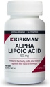 Kirkman - 알파 Lipoic 산 50 mg - 90 캡슐 - 유력한 산화 방지제 - Harmful Radicals에 대하여 보호합니다 - Hypoallergenic