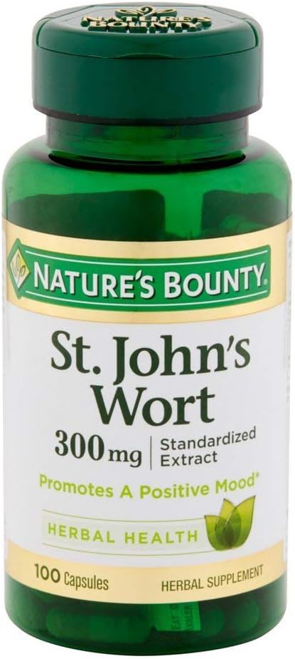 Nature's Bounty St. John's Wort 300 mg 캡슐 100개 ea (7의 포장)