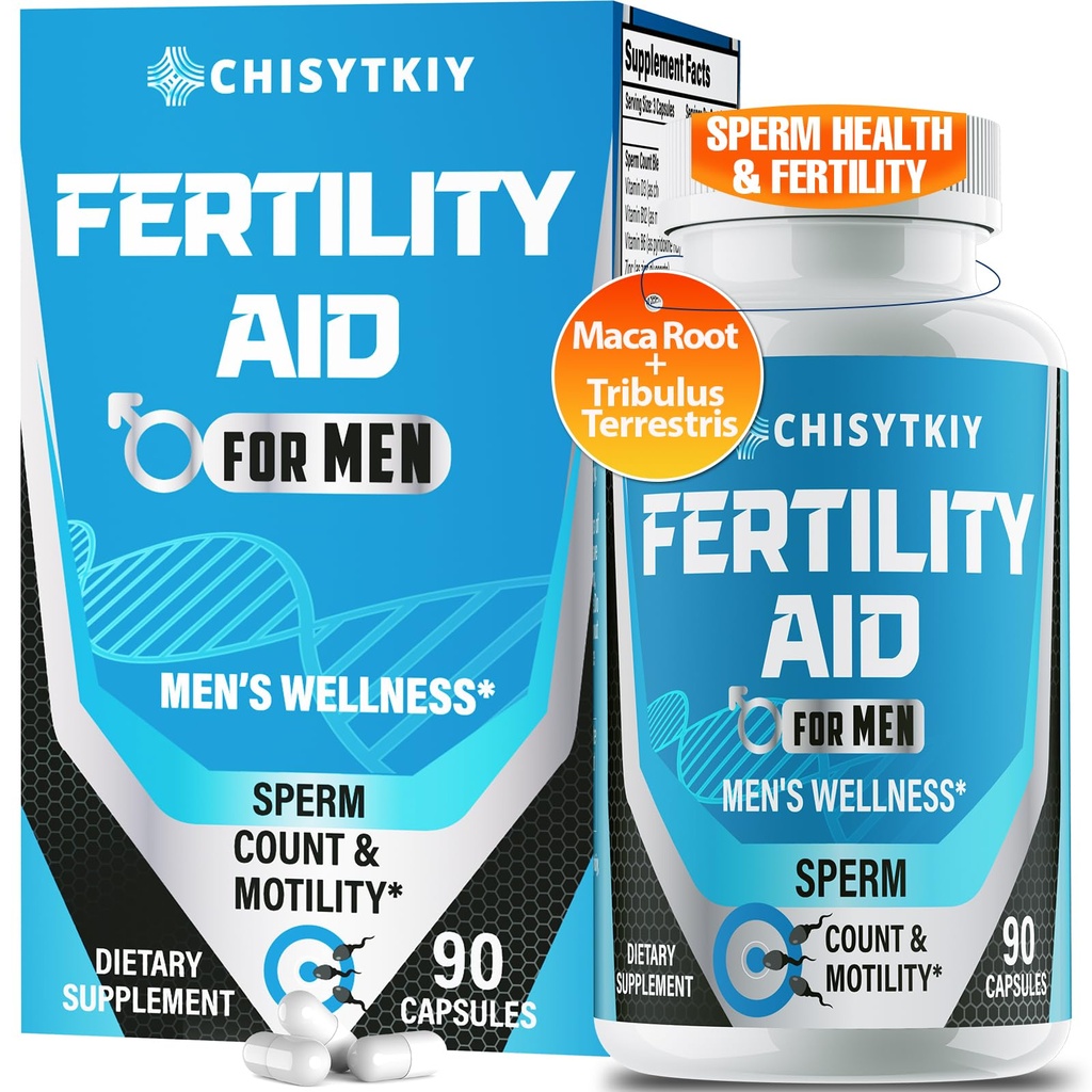 남성 불임 보충 교재, 남자를 위한 진보된 불임 보충교재 최선 정액 조사 Motility & Maca 뿌리, Tribulus Terrestris, 아연, CoQ10의 그를 위한 Pre Conception, 90의 모자를 가진 T 수준
