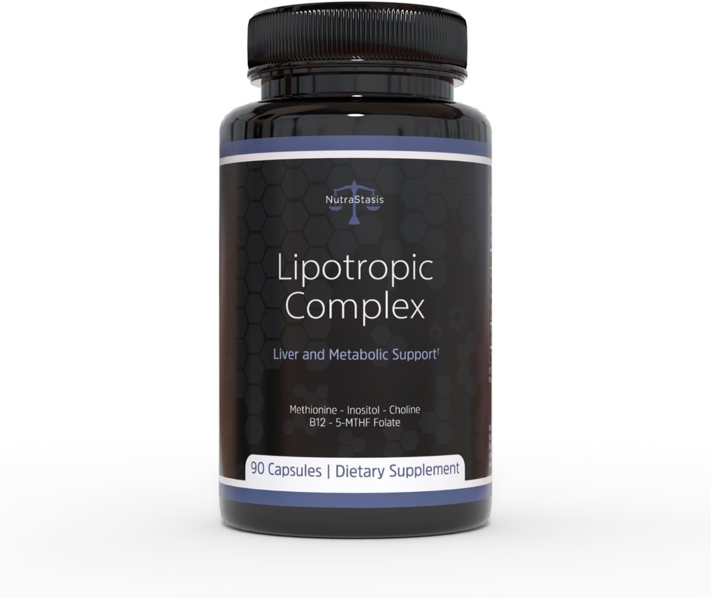 Lipotropic Complex MIC B12 - 메틸을 섞은 B12, B9의 Inositol Choline Methionine - Liver 지원 & Detox의 대사 지원, 체중 감소, 호르몬 균형