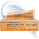 Curist Diclofenac 나트륨 화제 젤 관절염 고통을 위한 1 퍼센트 150g - 손/후방 고통, 무릎/ 팔꿈치 고통 & 발목 고통을 위한 합동 고통 구호 - 1% - 5.29oz