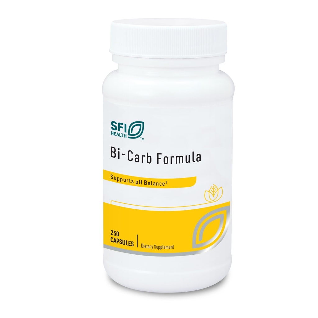 SFI 건강 나트륨 중탄산염 & 칼륨 중탄산염 보충교재 - 중요한 성분 도움은 건강한 PH (Acid/Base) 균형을 유지합니다 - 위장 지원 - Bi-Carb 공식 (250의 캡슐)