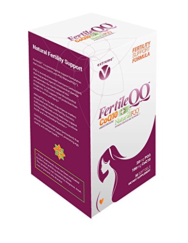 FertileQQ - 부스트 당신의 연성 - CoQ10 플러스 PQQ (Pyrroloquinoline Quinone) - CoQ10 플러스 자연적인 PQQQ 20mg의 100mg