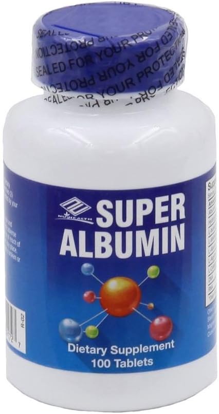Super Albumin (100 정제) - Nu-Health의 12 팩