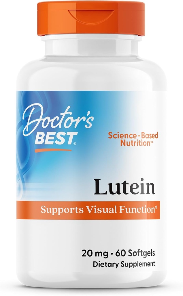 Gluten Free, Vision Support, 60 Softgels와의 의사 최고의 루테인
