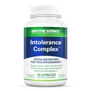 Enzyme Science Intolerance Complex, 30 캡슐 종합 지원 Common Digestive Sensitivities Gluten, Casein, Phenol Sensitivities 및 Complex Carbohydrates Intolerance 구호