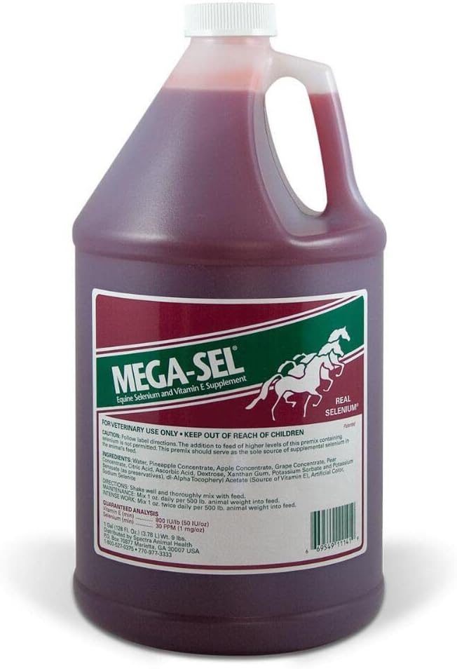 말, 1개 갤런 (128 Fl oz)를 위한 Mega-Sel 액체 공식