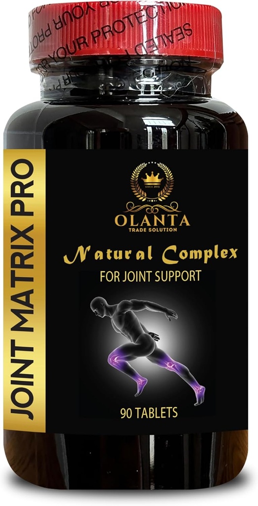 Joint Matrix PRO - Alfalfa는 캡슐, 무릎 및 관절 보조 식품, 관절, 관절, 관절, 무릎, 연골, 남성 및 여성에 의한 불편을 완화합니다 - 1 병