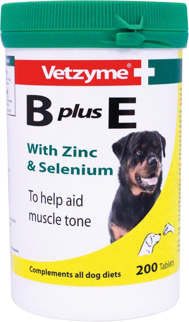 Vetzyme 개 B + E 200 정제