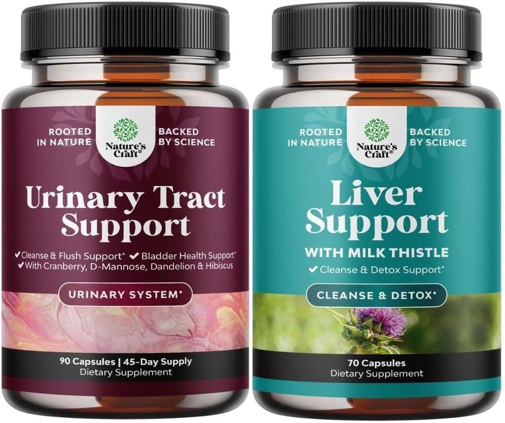 Cranberry Juice Powder & Dandelion for Urinary Tract Health and Liver Support Milk Thistle Supplements with Dandelion Root, Choline, Beetroot & Artichoke Extract의 묶음