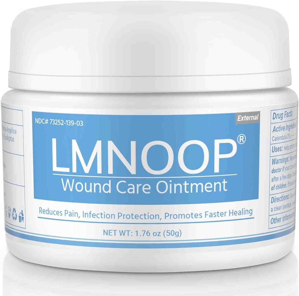 LMNOOP® Bed Sore Ointment, Wound Healing Cream Skin Repair Treatment Infection Protection Bedsores & Pressure Sores Diabetic Venous Foot & Leg Ulcer Burns의 첫 번째 보조 연고