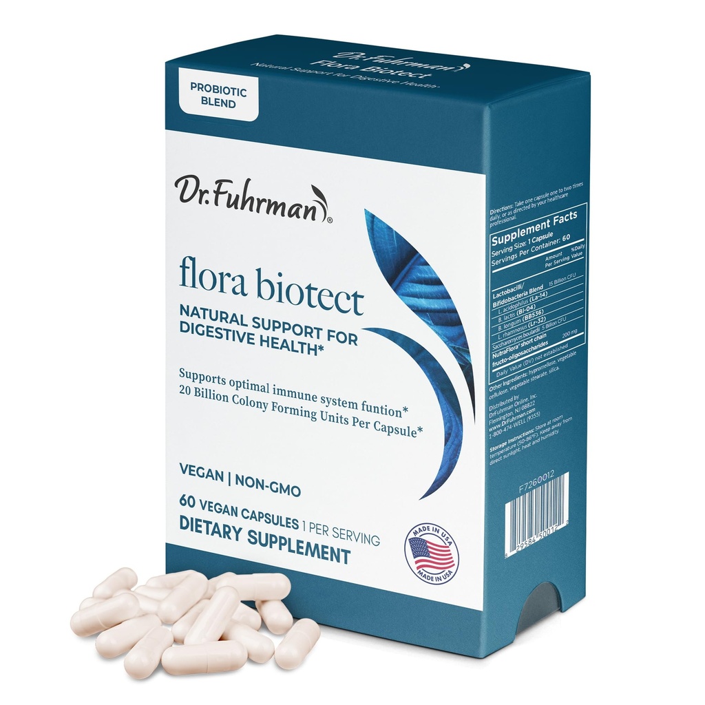 박사 Fuhrman Flora Biotect, Probiotic, 60 캡슐
