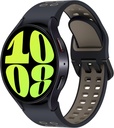Samsung 은하 시계 6 Bespoke 판 44mm 독점적인 Bluetooth Smartwatch, 건강, 적당, 잠 추적자, 심박수 감시자, 사파이어 수정같은 유리, 미국 버전 흑연 극단적인 스포츠 밴드, Etoupe