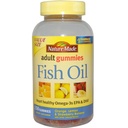 Nature Made Fish Oil Gummies, 150 Softgels Value Size, Heart-Healthy Omega 3s 57 mg, Delicious Strawberry, 레몬 및 오렌지