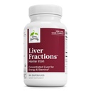 Terry Naturally Liver Fractions - Gentle Iron과 Endurance & Energy Support - Dietary Supplement는 건강한 빨간 혈액 세포 형성을 지원합니다 - 건강을위한 철 보충 - 90 캡슐