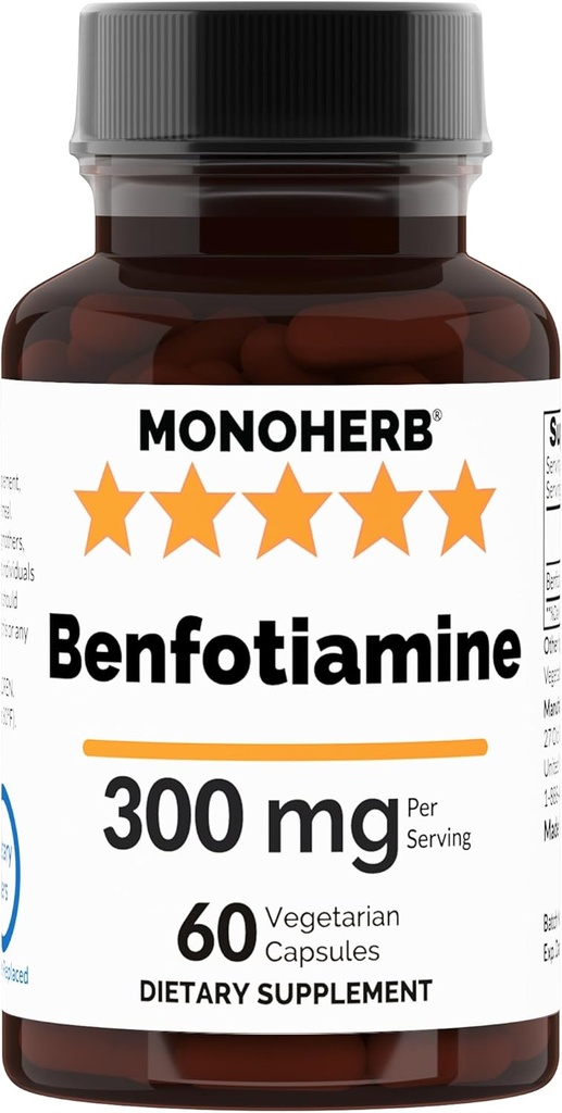 Benfotiamine 300 mg - 60 Veg 캡슐