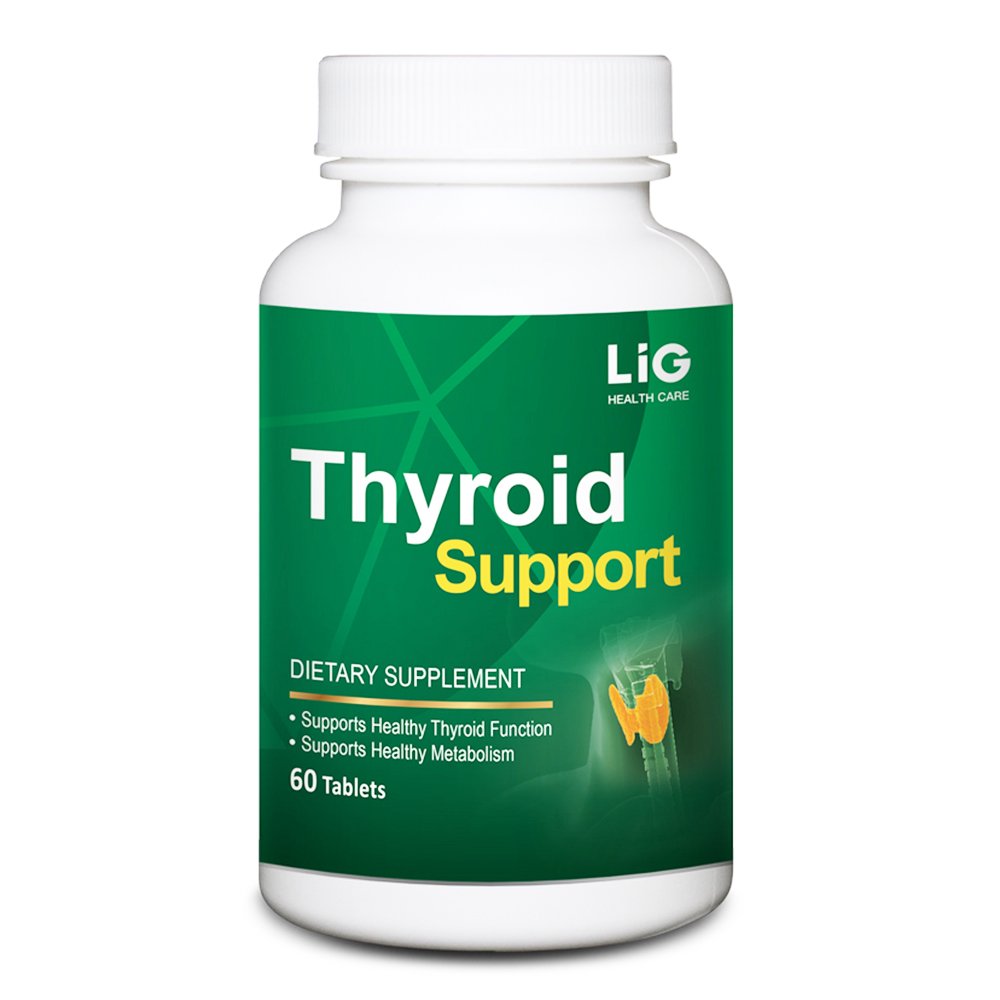 LIG Thyroid Support-Natural Supplement for Goiter & Hashimoto의 Thyroiditis-Balance 호르몬 레벨-Maintain Thyroid Gland 기능