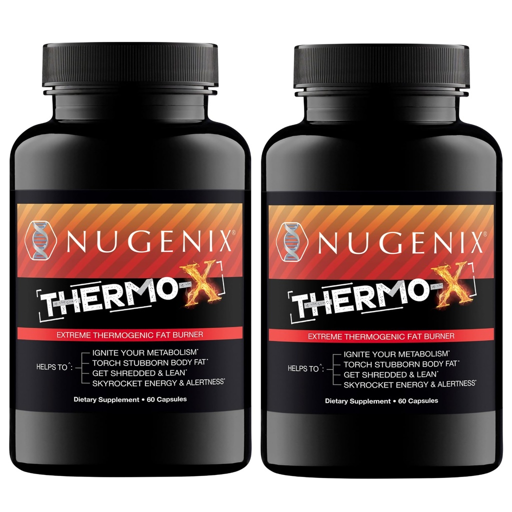 Nugenix Thermo-X : Thermogenic 지방 버너 보충 남자, 극한 대사 가속기, 120 조사