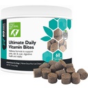 만 천연 애완 동물 궁극적 인 매일 비타민 - Dogs Balanced Health & Vitality에 대한 멀티 비타민 보충을 완료하십시오. 수석 작고 큰 Canine Food Immune Digestive Support -60 Soft Chews (Pack of 1)