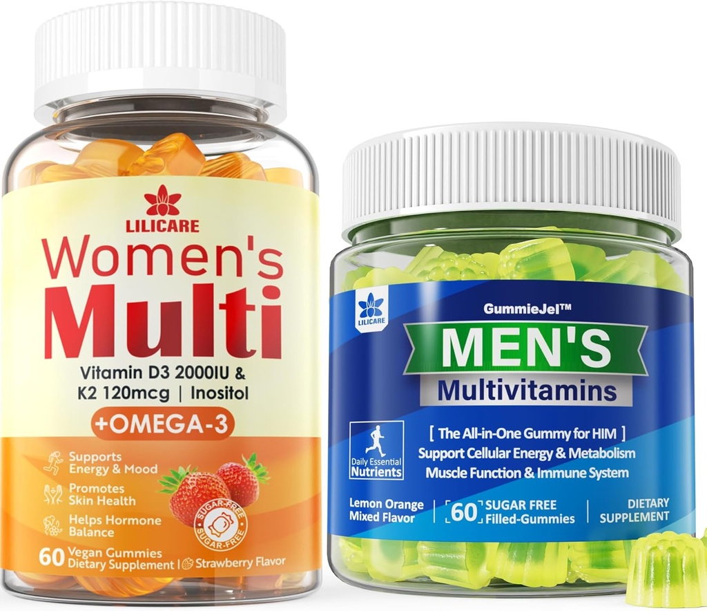 Mens Multivitamins Gummies & 여성 다비타민 Gummies