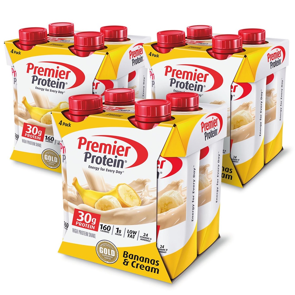 Premier Protein 30g Protein Shake, 바나나, 12 개
