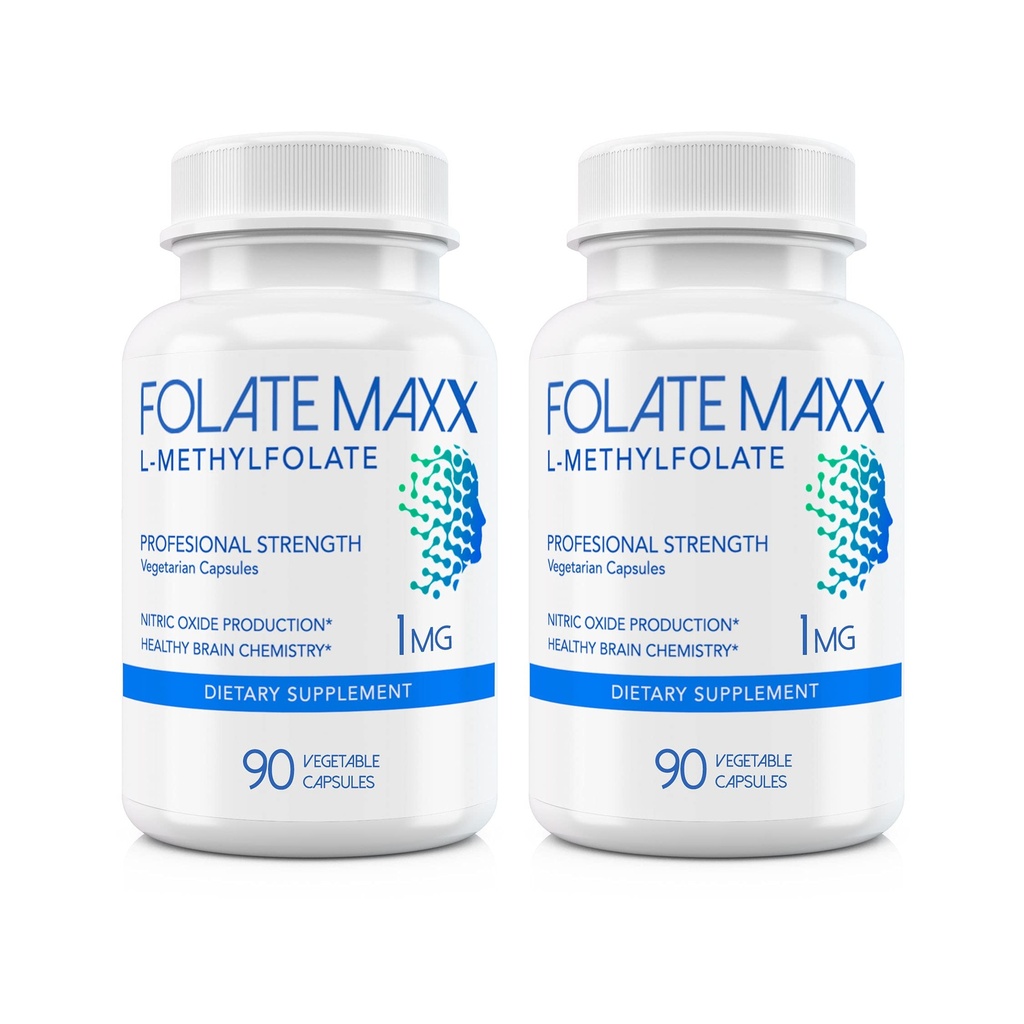L-Methylfolate 보충교재 (1mg) - 낙관된 생분해성 Methylfolate를 가진 직업적인 힘 - 5 MTHF - 비 GMO, 글루텐 자유로운, 콩 자유로운, GMP - 180 채식주의자 Unflavored 캡슐