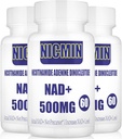 TMG 300mg를 가진 Liposomal NAD+ 500mg, 실제적인 NAD+ 보충교재 (Precursor 없음) NMN, 세포 에너지, 건강한 노후화 및 근육 수선 180 캡슐을 위한 Nicotinamide Riboside 대안 보다는 능률 더 많은 것