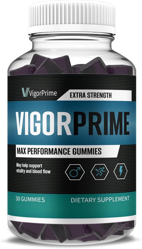 활기 주요한 성과 Gummies 주요한 활기 XL 거미 보충교재, 활기 주요한 XL 최대 힘 진보된 Shilajit 아일랜드어 바다 Mos Fenugreek Gummies 전반적인 에너지 & 활력 지원 (1 달 공급)