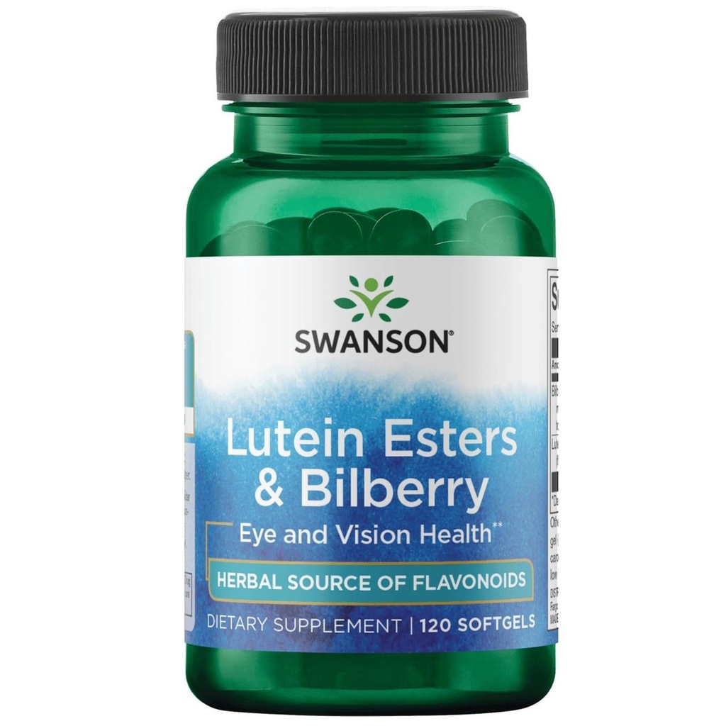 Swanson Lutein & Bilberry 6/20 밀리그램 120 Sgels