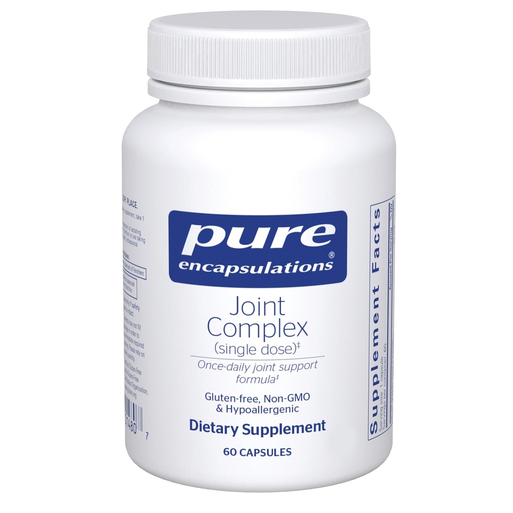 Pure Encapsulations Joint Complex (Single Dose) | 관절 이동성, 편안함, 티슈 및 연골 건강 지원 > 60 캡슐